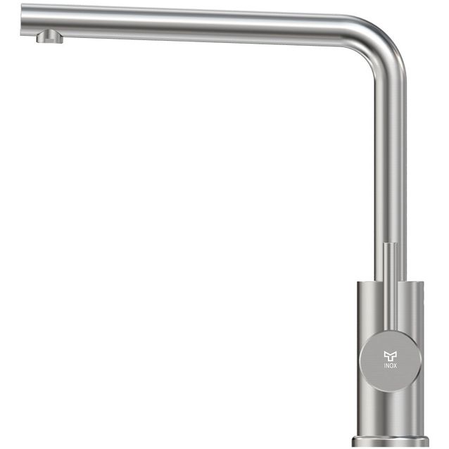 Keittiöhana INOX by Tammiholma Q1, L-putki, harjattu teräs