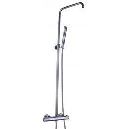 Suihkusetti Harma Thermo ST024-W/O, termostaattihanalla, juoksuputkella, käsisuihkulla, kiiltävä kromi