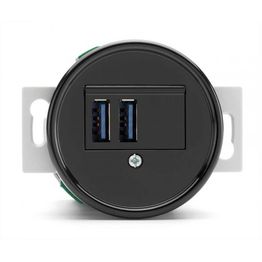 USB-latauspistorasia THPG uppoasennettava eri värejä