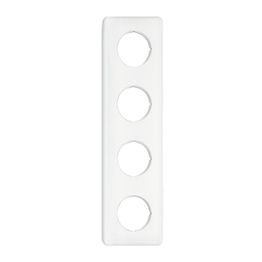 Peitelevy THPG kulmikas 4-osainen valkoinen duroplast