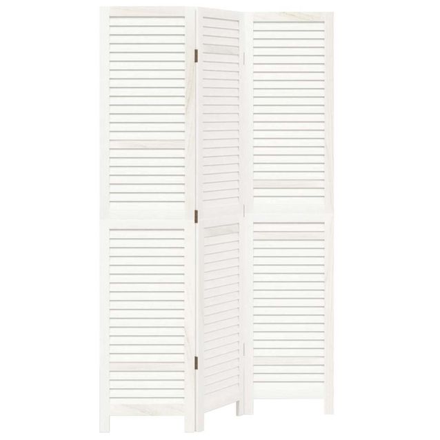 Tilanjakaja 3-paneelinen valkoinen täysi keisaripuu (58830)