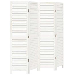 Tilanjakaja 4-paneelinen valkoinen täysi keisaripuu (58833)