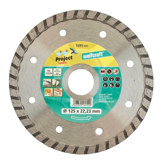 Timanttilaikka Wolfcraft 1695000 Pro Turbo 125 mm