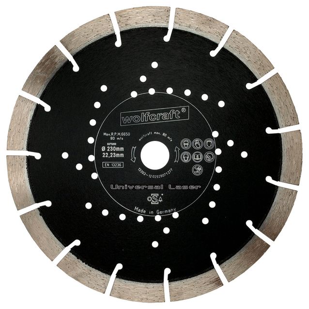 Timanttilaikka Wolfcraft 8375000 Expert Universal 230 mm