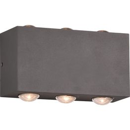 LED-seinävalaisin Trio Clyde, antrasiitti