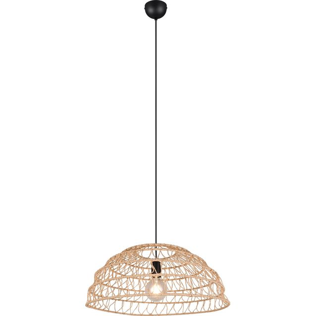 Riippuvalaisin Trio Paulette, E27, ruskea/paperinaru