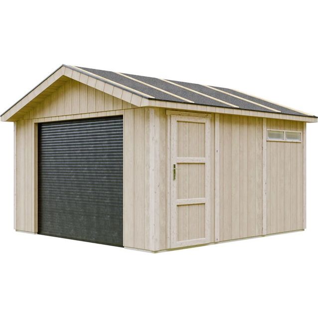 Autotalli nosto-ovella Timbela Premium LP SmartSide