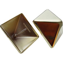 Tolpanhattu Kokille Pyra 78 2 kpl messinki