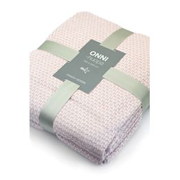 Torkkupeitto Sky Onni 150x200 cm kudottu puuvilla/tekokuitu pinkki