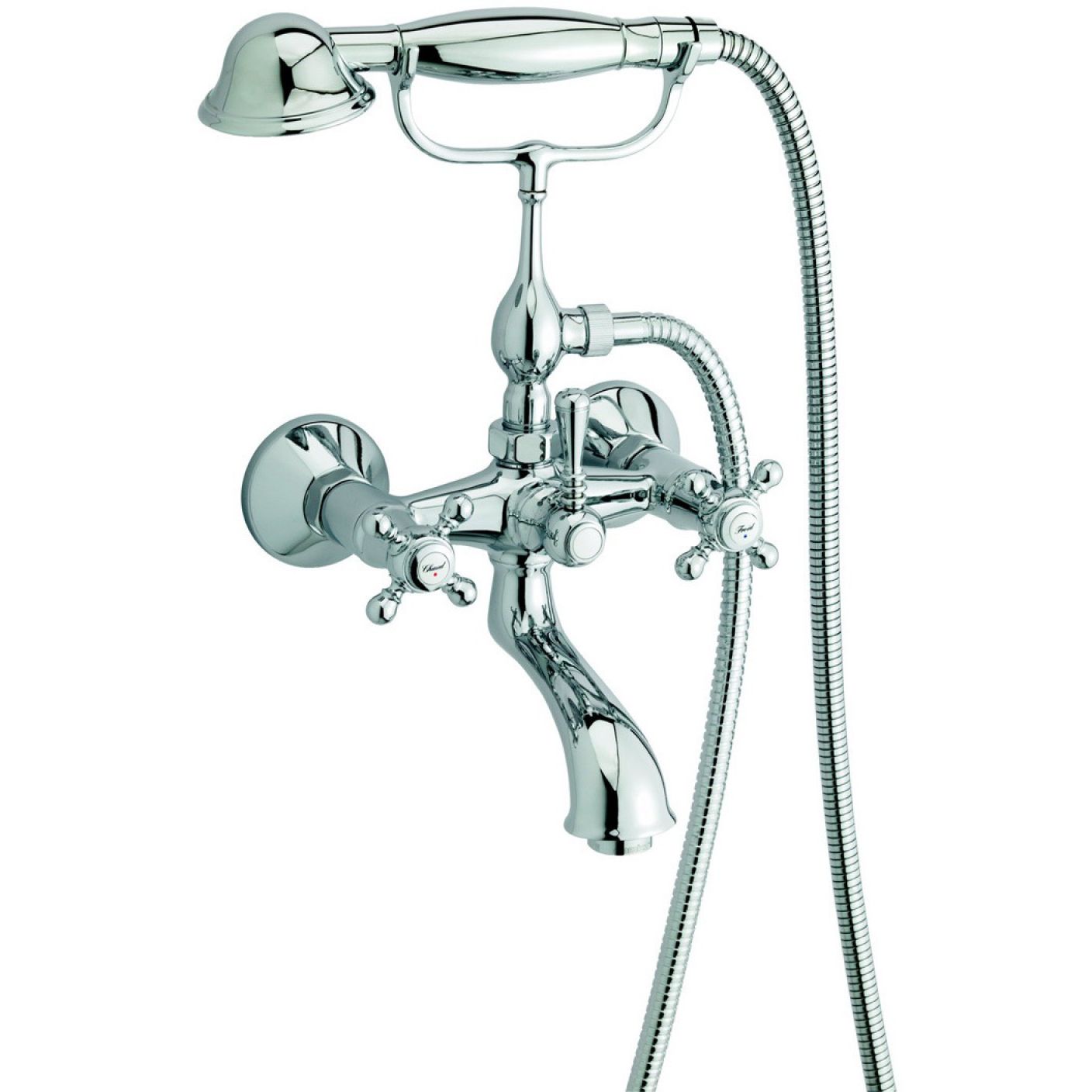 Amme- ja suihkuhana Damixa Tradition  kromi