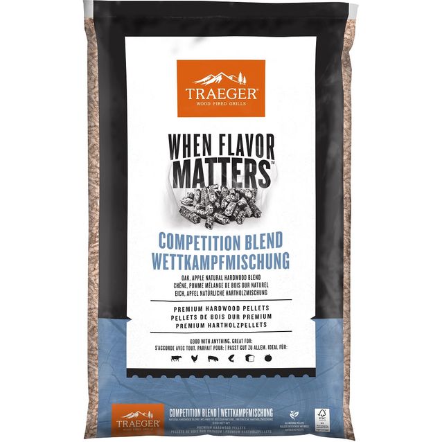 Pelletti Traeger Competition Blend EU, 9kg, kirsikka/tammi