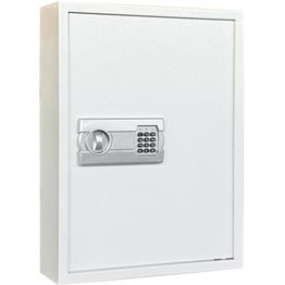 Avainkaappi Trekker 100, sis. 100 avaintunnistetta, pohjamatto ja laajennusboltit, valkoinen, digitaali lukolla