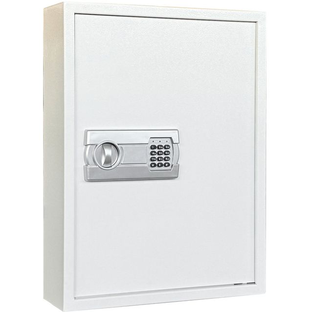 Avainkaappi Trekker 100, sis. 100 avaintunnistetta, pohjamatto ja laajennusboltit, valkoinen, digitaali lukolla