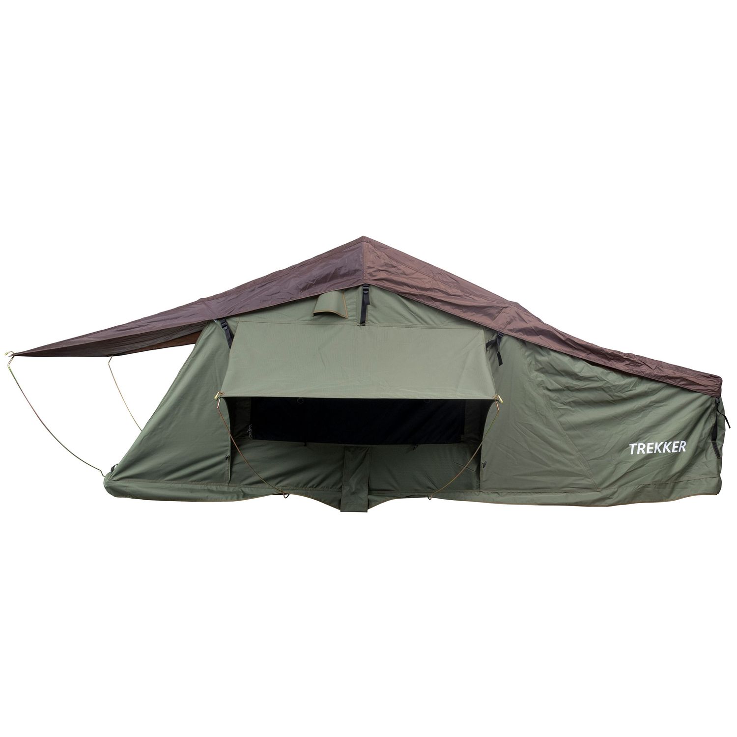 Auton kattoteltta Trekker Cabin L, vihreä