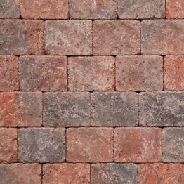 Pihakivi Benders Troja Antik Kokokivi 210x140x50 mm punainen sekoitus