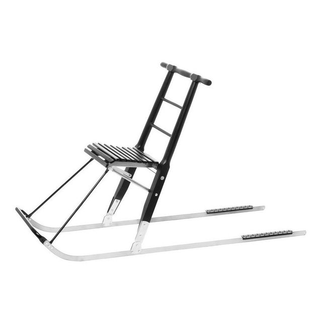 Pilkkikelkka Atom, 87x45x137cm, musta