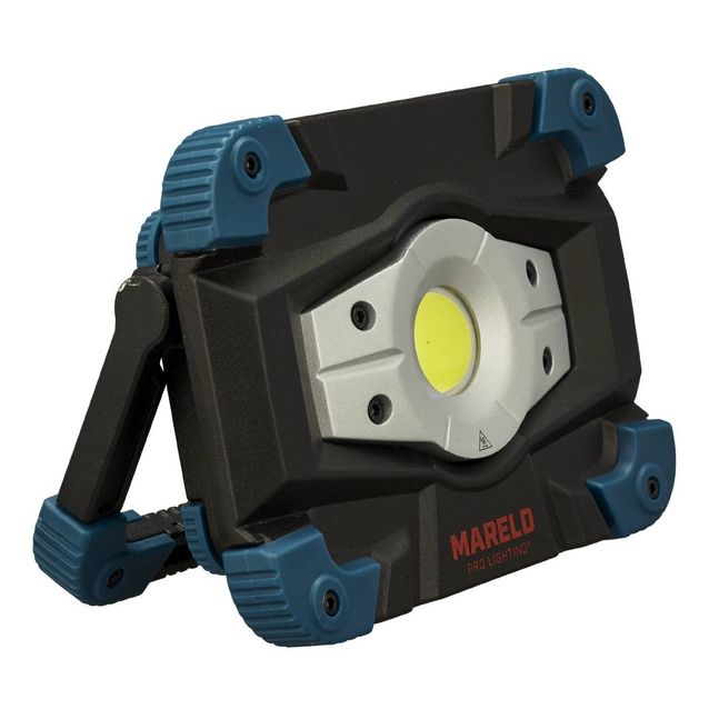 Akkutyövalaisin Mareld Flash 1000RE, IP65, USB, musta/petrooli