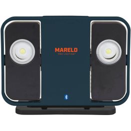 Akkutyövalaisin Mareld Shine 12000RE IP64 apilla musta/petrooli