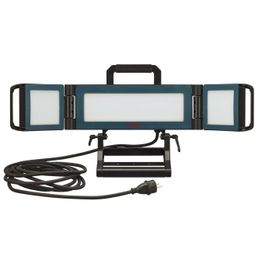 Työvalaisin Mareld Vapor 6500 IP54 pistorasialla kokoontaittuva musta/petrooli