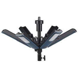 Työvalaisin Mareld Starburst 16000 IP65 kokoontaittuva apilla musta/petrooli