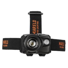 Otsalamppu Mareld Halo 540RE ladattava IP64 musta/oranssi