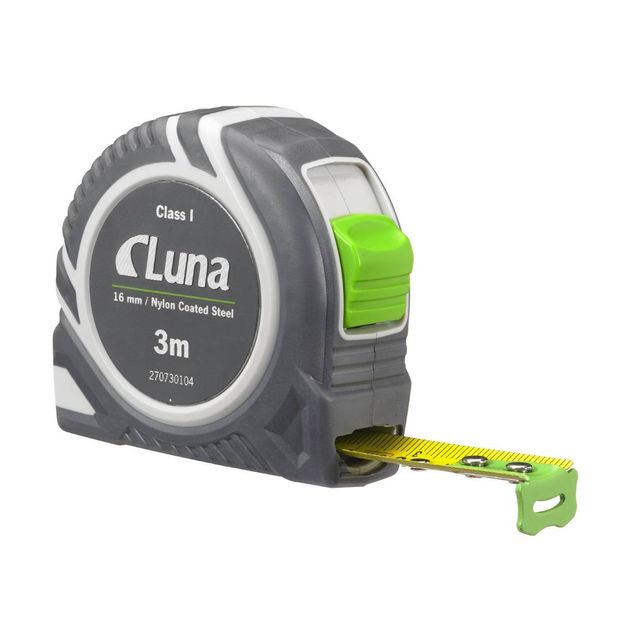 Mittanauha Luna Tools LPL, 3m, Push Lock, ABS-kotelolla