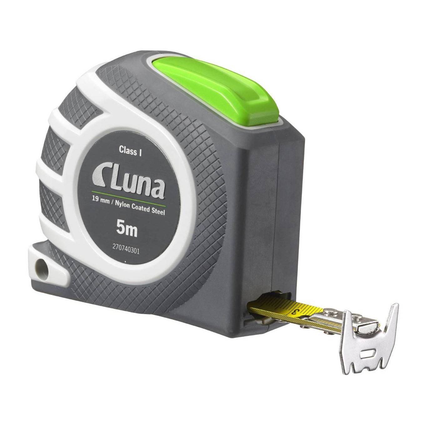 Mittanauha Luna Tools LAL 5 m magneettinen Auto Lock ABS-kotelolla