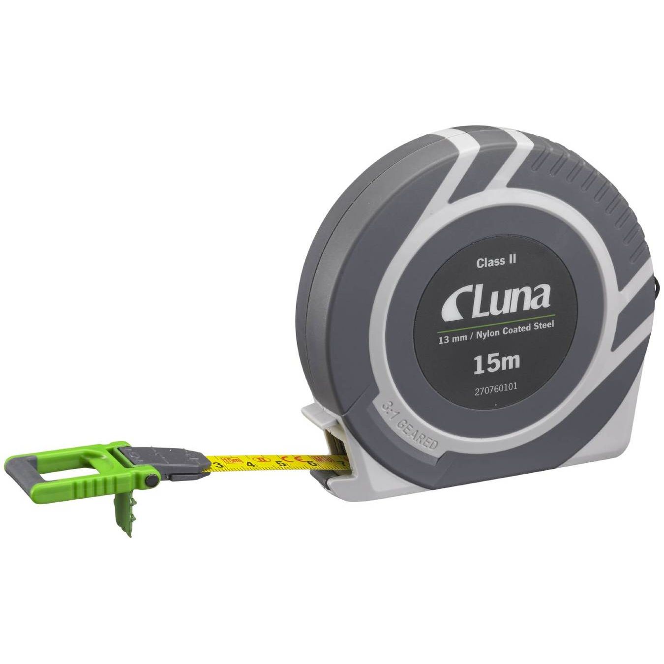 Mittanauha Luna Tools LS 15 m teräs ABS-kotelolla