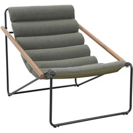 Lepotuoli puutarhaan Mirpol Jurt, teräsrunko, vihreä/harmaa