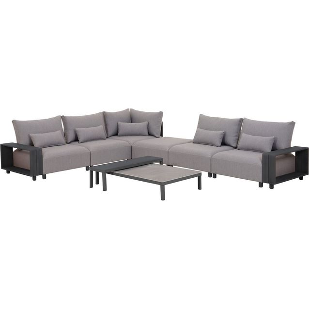 Puutarhan moduulisohvaryhmä esti & esta Kalem, harmaa