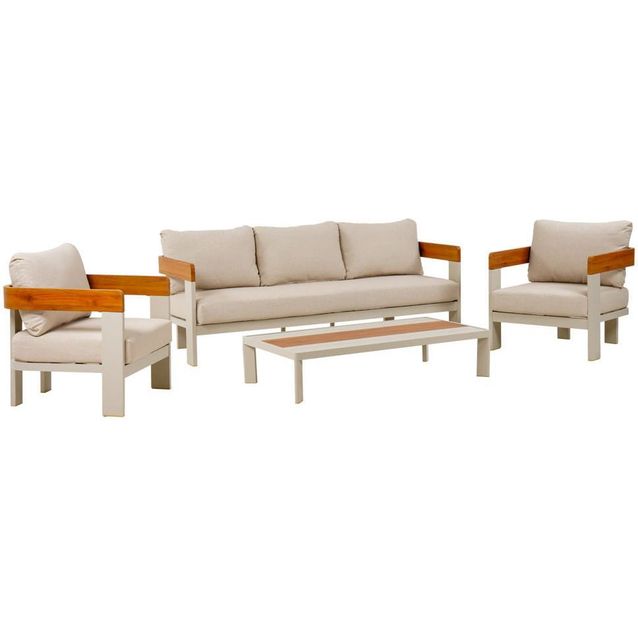 Puutarhakalustesetti esti & esta Molto CS, 5-istuttava, alumiinirunko, beige