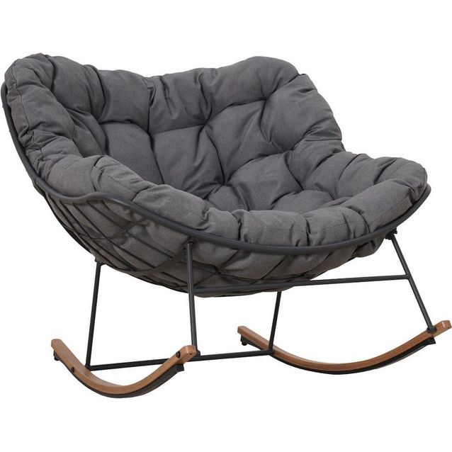 Keinutuoli ulko- ja sisätiloihin esti & esta Nube, grafiitinharmaa