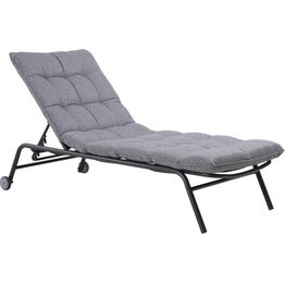 Aurinkotuoli Mirpol Vibe, säädettävä, teräsrunko, harmaa