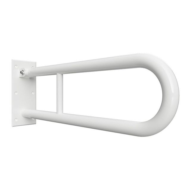 Tukikaide Bemeta Help, U-malli, 813 mm, valkoinen