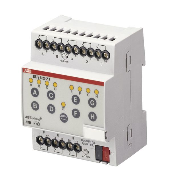 Tuloyksikkö ABB KNX - 8*12-230VAC/DC