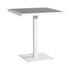 Terassipöytä Tunis 70x70 cm valkoinen/harmaa