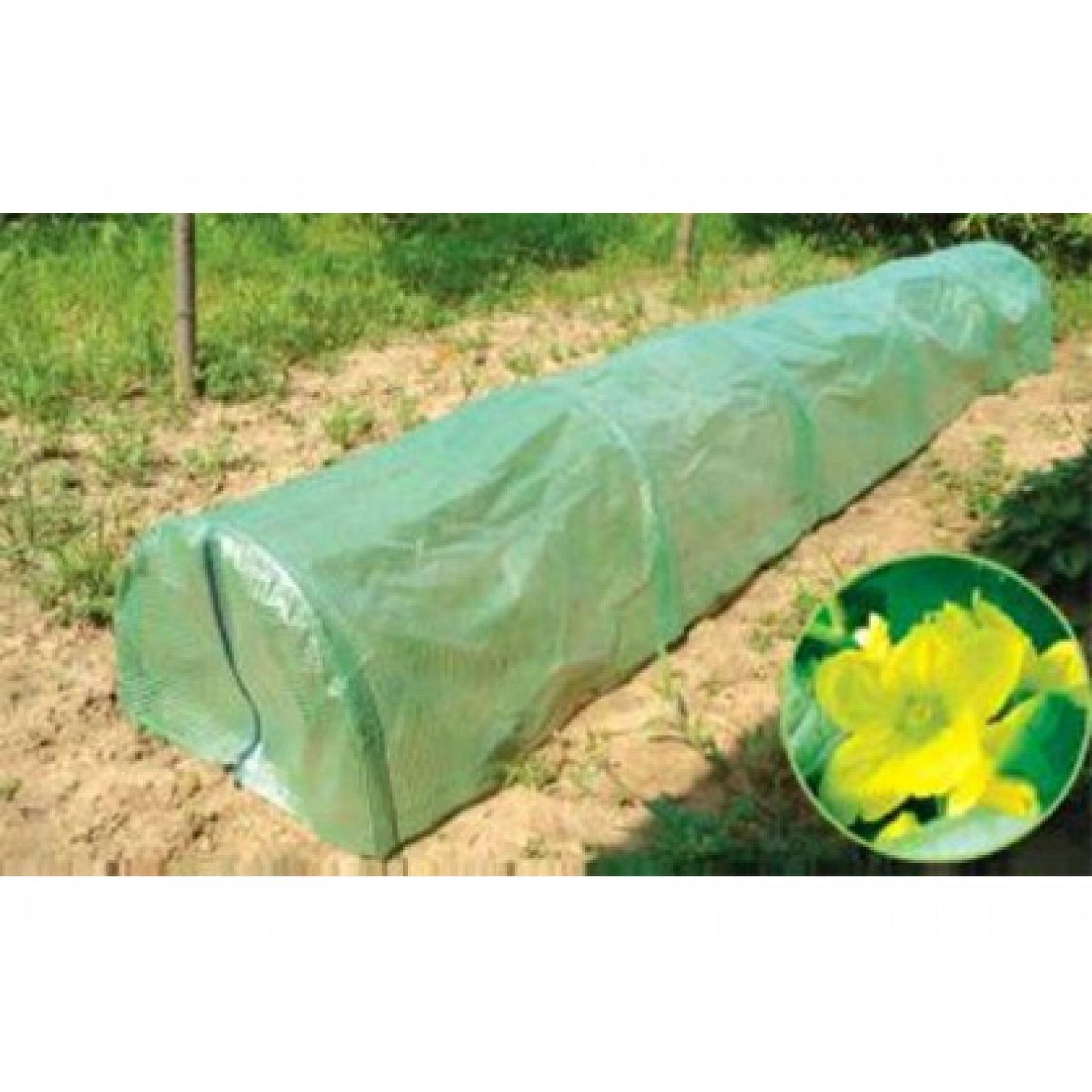 Tunnelikasvihuone AB Polar 300x65x45 cm teräskaaret PVC-muovikate