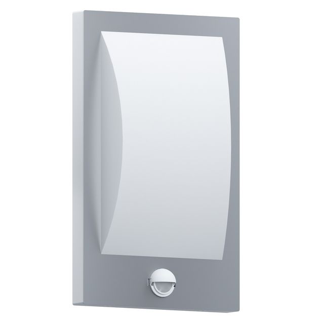 Tunnistinvalaisin Eglo Verres 12W 180x290x90 mm E27 IP44 harjattu teräs/valkoinen