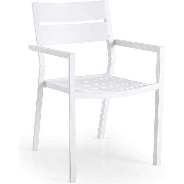 Tuoli Delia pinottava valkoinen