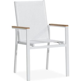 Tuoli Las Vegas pinottava valkoinen/tiikki