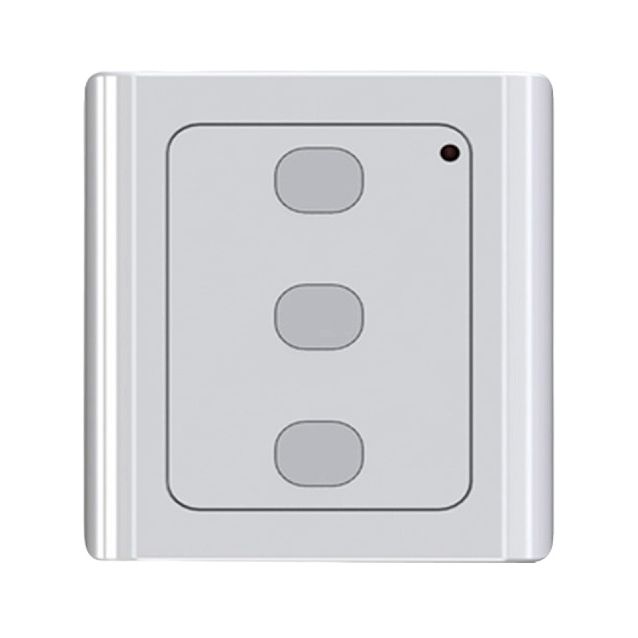 Langaton seinäpainike 3-kanavainen T1000 avaajaan