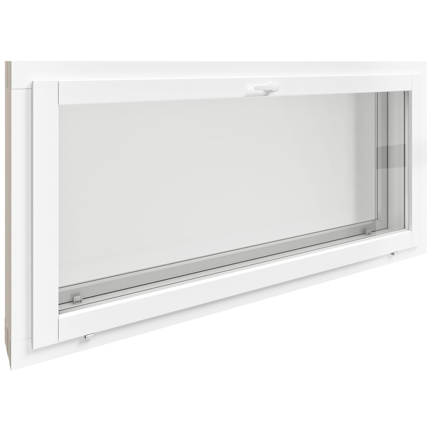 Tuuletusikkuna Timburg puualumiini 2+1 MSE koko 12x6 alasaranoitu karmisyvyys 130mm