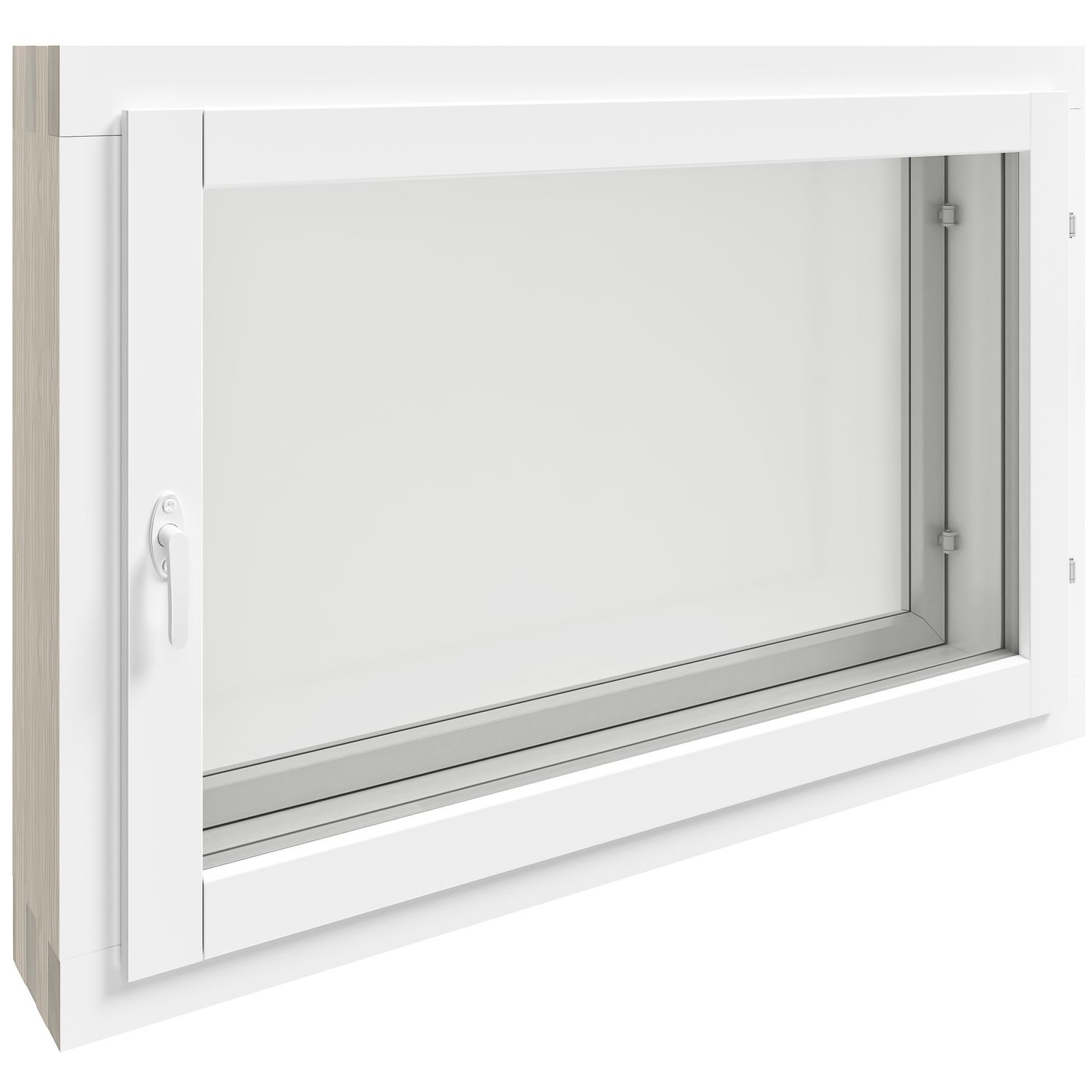 Tuuletusikkuna Timburg puualumiini 2+1 MSE koko 9x6 karmisyvyys 130mm