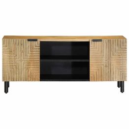 TV-kaappi Ruskea 105x33x46 cm Massiivipuu Mango (17720)