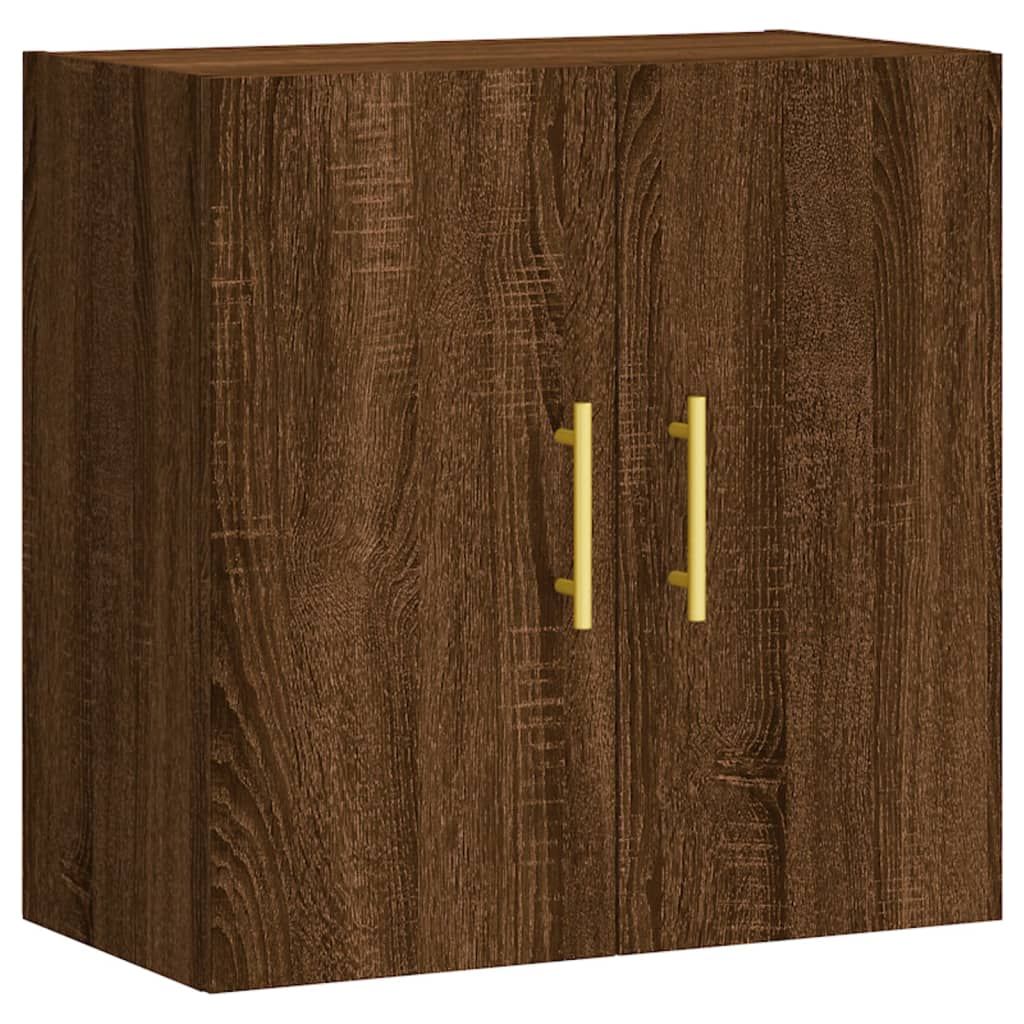 TV-seinäkaappi ruskea tammi 60x31x60 cm tekninen puu (29955)