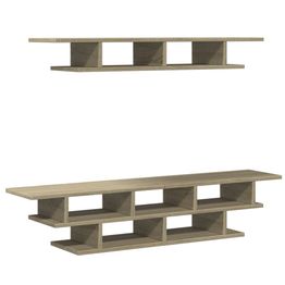 TV-seinäyksiköt Sonoma-tammi tekninen puu (40732)