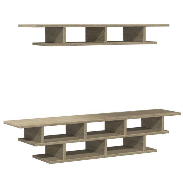 TV-seinäyksiköt Sonoma-tammi tekninen puu (40732)