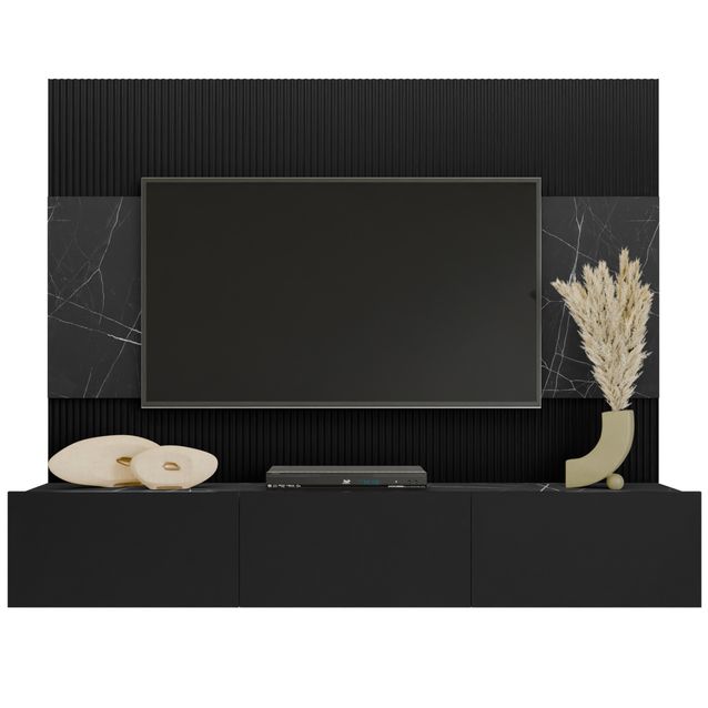 TV-taso 180x150 DEROMI, musta (1693)