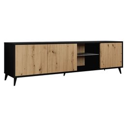 TV-taso 2K1D OVESSI, musta/ruskea (1297)