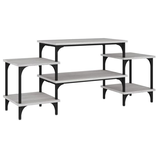 TV-taso harmaa Sonoma 117x35x52 cm tekninen puu (26318)